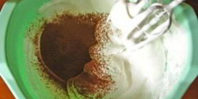 Рецепт безе с какао