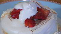 Рецепт Безе с клубникой