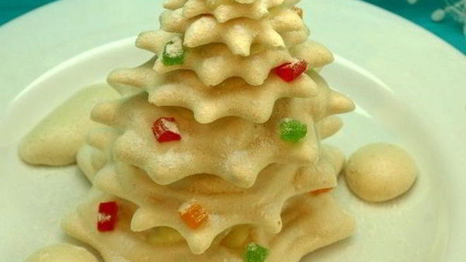 Рецепт елочки из безе