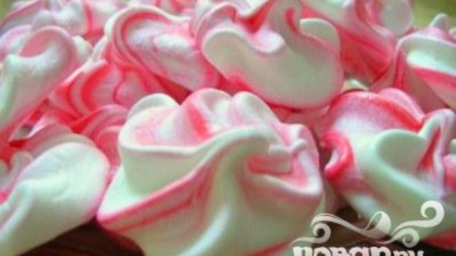 Рецепт разноцветного безе