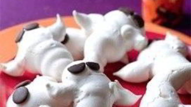 Рецепт сладких привидений из безе