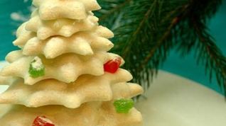 Рецепт Снежной елки из безе