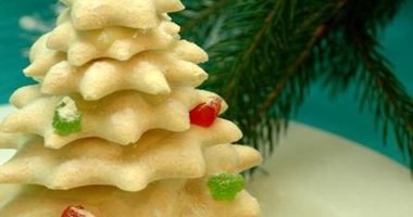 Рецепт Снежной елки из безе