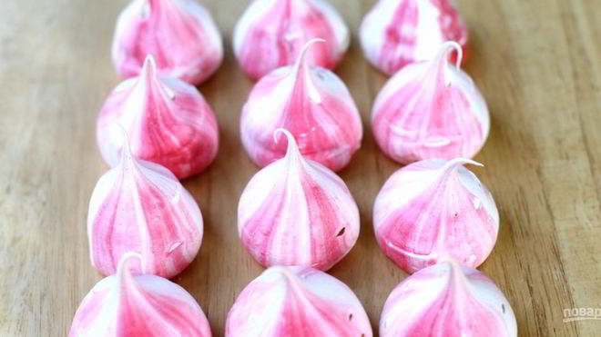 Рецепт цветного безе