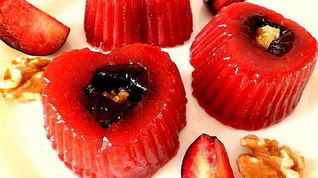 Рецепт Чернослива с грецким орехом в сливовом желе