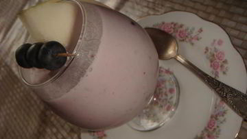 Рецепт Десерта из голубики и дыни