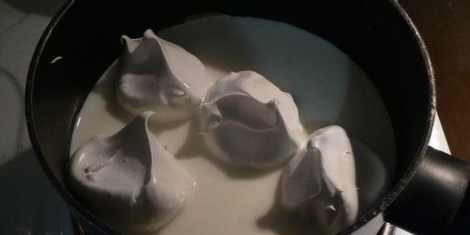 Рецепт десерта плавающие острова