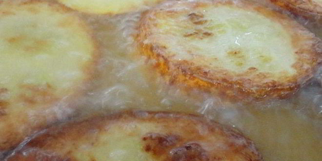 Рецепт десерта ванильного цукини в лимонной шубке