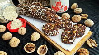 Рецепт Фруктово-ореховой колбаса