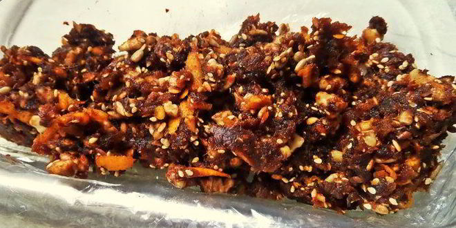 Рецепт фруктово-ореховой колбаса