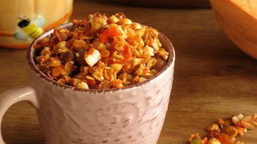 Рецепт Гранолы осенней с тыквой