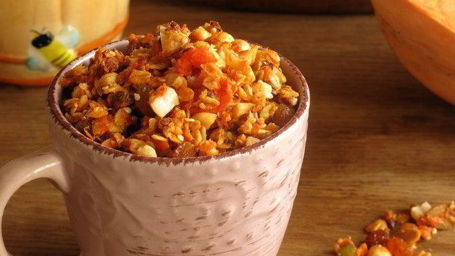 Рецепт гранолы осенней с тыквой