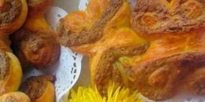 Рецепт булочек облитых халвой