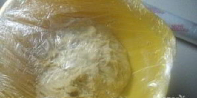 Рецепт булочек облитых халвой