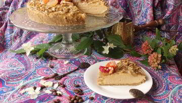 Рецепт Чизкейка Халва-кофе-кардамон