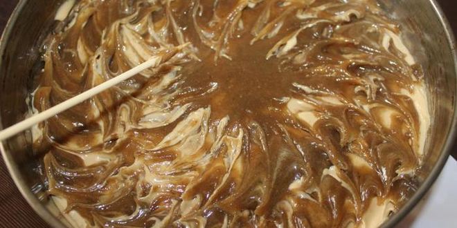 Рецепт чизкейка халва-кофе-кардамон