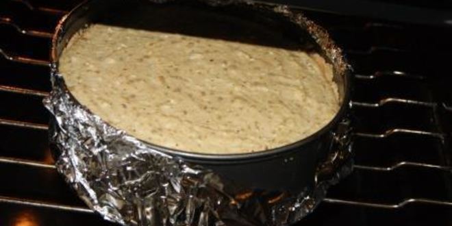 Рецепт чизкейка с халвой и карамельными яблочками