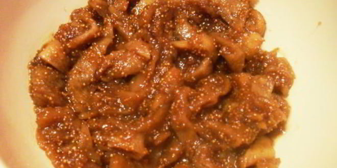 Рецепт халвы из инжира