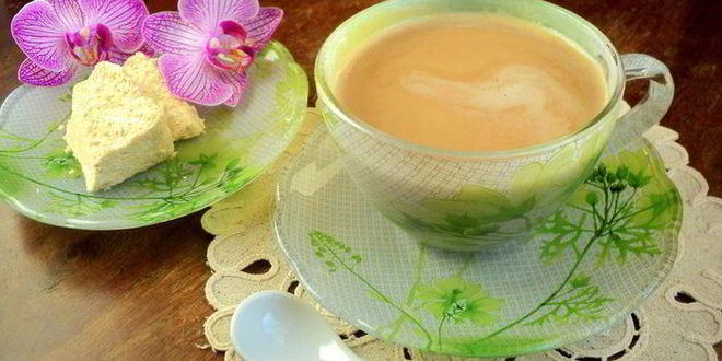 Рецепт кофе с халвой