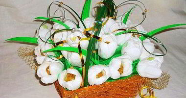 Рецепт Букета из конфет для девочки