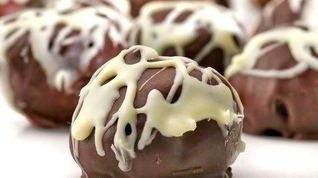 Рецепт Кокосово-ореховых конфеты в темном шоколаде
