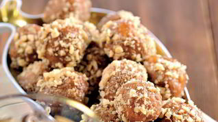 Рецепт Конфет Ежики с растопленными ирисками