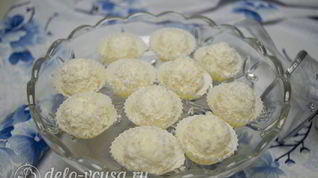 Рецепт Конфет из кокосовой стружки и сгущенки