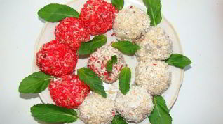 Рецепт Конфет из сухого молока и сухофруктов