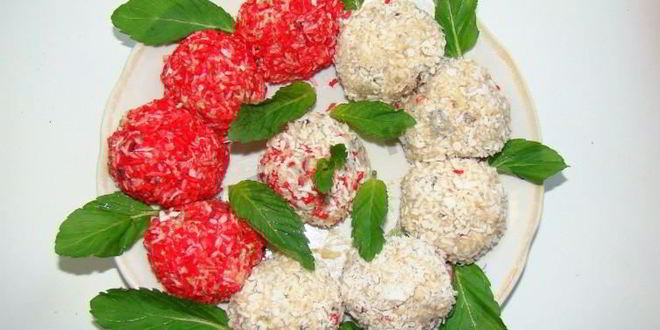 Рецепт Конфет из сухого молока и сухофруктов