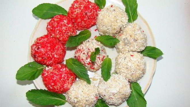 Рецепт конфет из сухого молока и сухофруктов