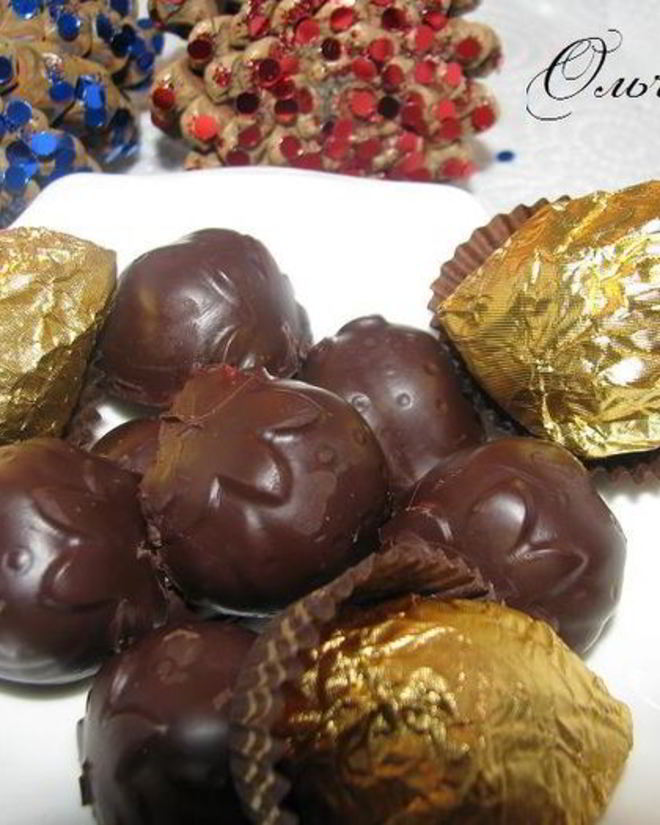 Рецепт конфет клубника в шоколаде