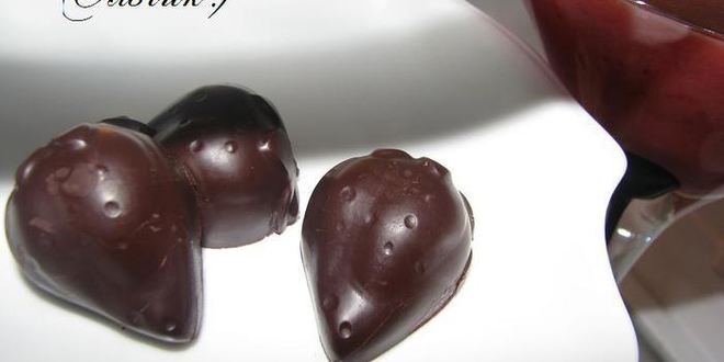 Рецепт конфет клубника в шоколаде