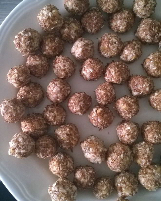 Рецепт полезных конфет с бананом