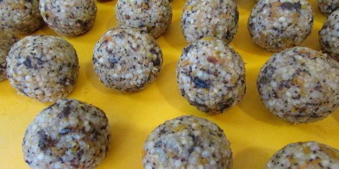 Рецепт постных конфет из пшена