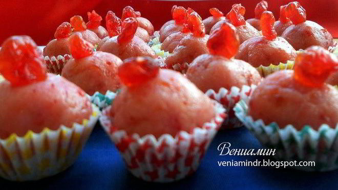 Рецепт розовых марципановых конфет