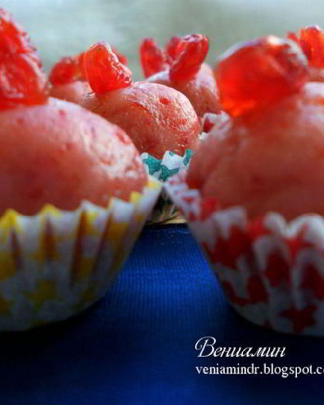 Рецепт розовых марципановых конфет