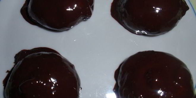 Рецепт шоколадна-творожных конфетки