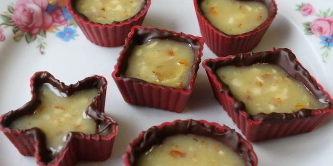 Рецепт шоколадных конфет с начинкой