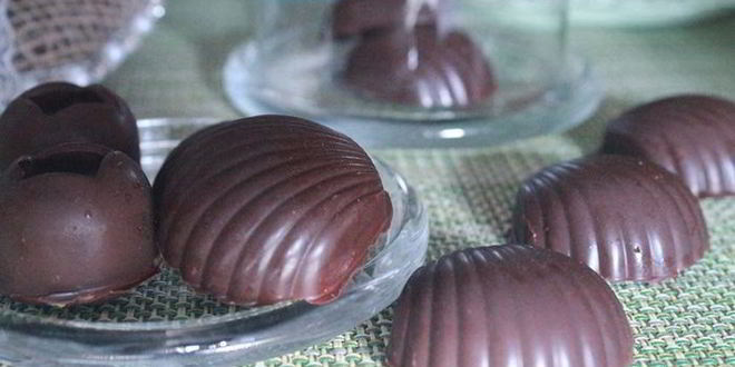 Рецепт Шоколадных конфет с нутом и цукатами