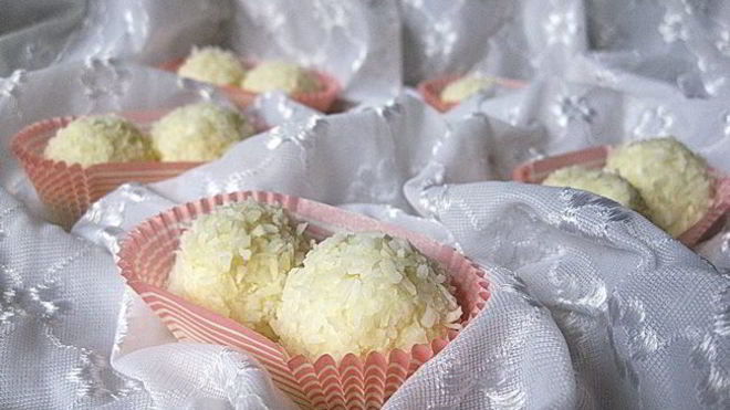 Рецепт творожно-рисовых рафаэлло