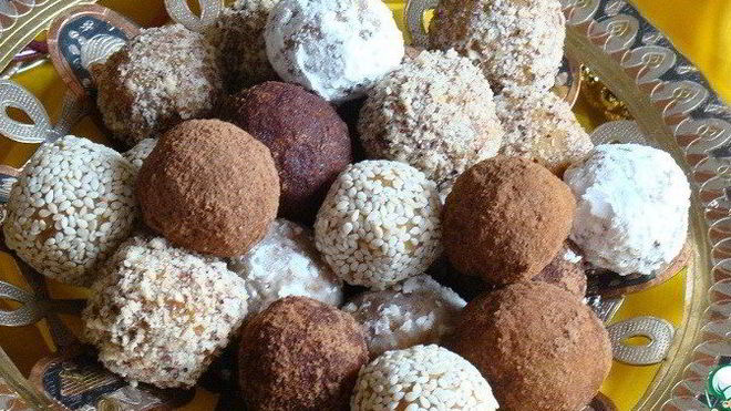 Рецепт ведических конфеток с нутом