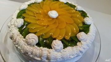 Рецепт Бисквитна-кремового торт