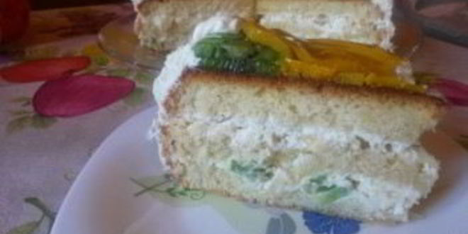 Рецепт бисквитна-кремового торт