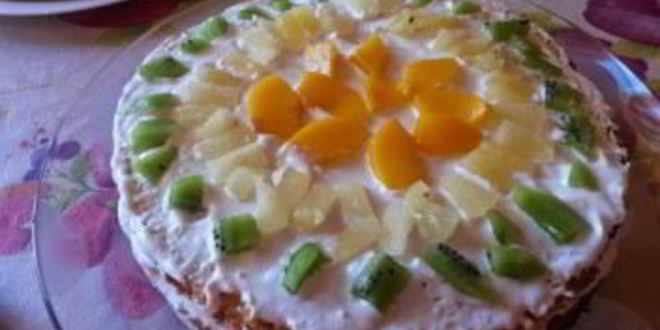 Рецепт бисквитна-кремового торт