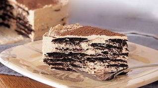 Рецепт Кофейного десерта из вафель и крема