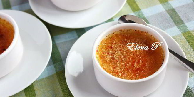 Рецепт Крем-брюле с медом и розмарином