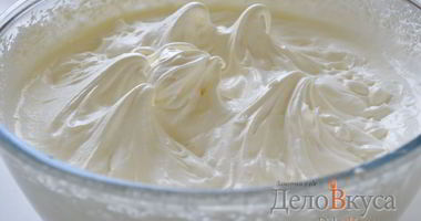 Рецепт Крема из взбитых сливок