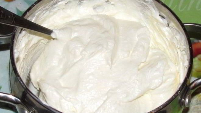 Рецепт крема творожно-сливочный