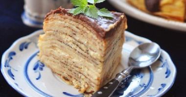 Рецепт Крепвилля с кремом Бостон и шоколадным ганашем