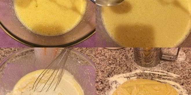 Рецепт кростаты с кремом и персиками